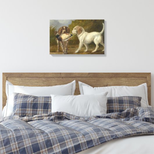 Jachthonden (door Carlo Ademollo) Canvas Afdruk (Insitu (Slaapkamer))