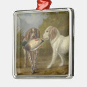 Jachthonden (door Carlo Ademollo) Metalen Ornament (Links)