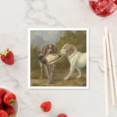 Jachthonden (door Carlo Ademollo) Servet (Insitu)