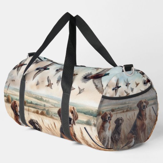 Jachthonden en eenden plunjezakken plunjezak (Rechterhoek)