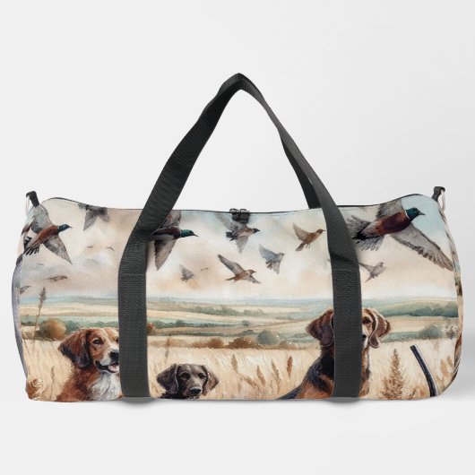 Jachthonden en eenden plunjezakken plunjezak (Achterkant)