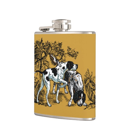 jachthonden heupfles (Links)