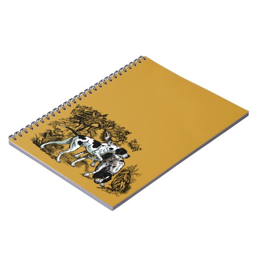 jachthonden notitieboek (Linkerzijde)