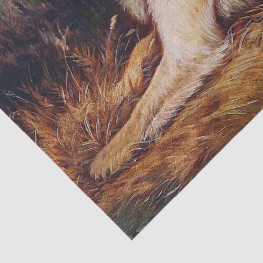  jachthonden Portrait Decoupage Tissuepapier (Detail)