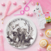 Jachthonden, Schiet honden, Jachtseizoen  Papieren Bordje (Feest)