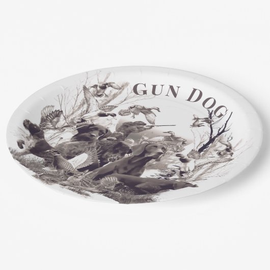 Jachthonden, Schiet honden, Jachtseizoen Papieren Bordje (Gekanteld)