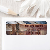 jachthout Cowboy Boots Western land Weddenschap Etiket (Insitu)