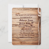 jachthout Cowboy Boots Western land Weddenschap Kaart (Achterkant)