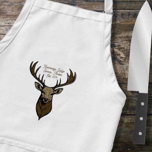 Jachthuis herten geweien Chef Standaard Schort