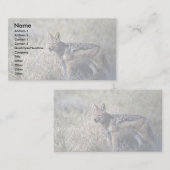 jachtjas visitekaartje (Voorkant / Achterkant)