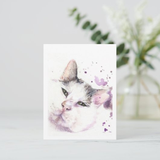 Jachtkat Briefkaart (Staand voorkant)