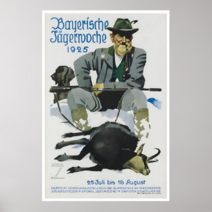 Jachtkunst Duits Vintage Thuissporten Poster Muur