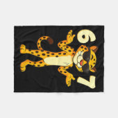 Jachtluipaard 67 Meme Grappig Kinderen Tiener Gen Fleece Deken (Voorkant (Horizontaal))