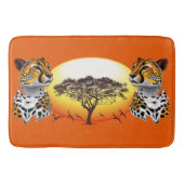 jachtluipaard badmat (Voorkant)