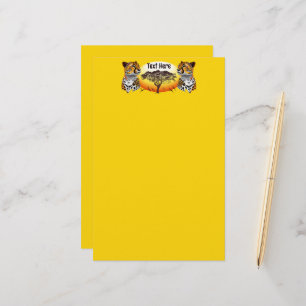 jachtluipaard briefpapier