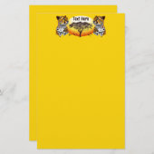 jachtluipaard briefpapier (Voorkant / Achterkant)