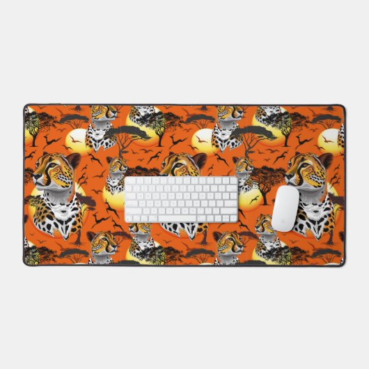 jachtluipaard bureaumat (Keyboard & Muis)