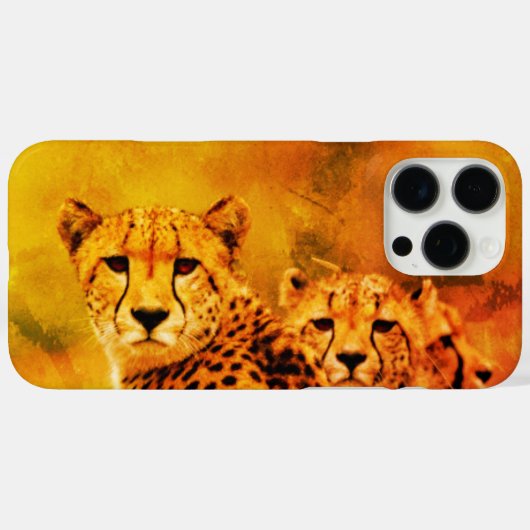Jachtluipaard Case-Mate iPhone Case (Achterkant (horizontaal))