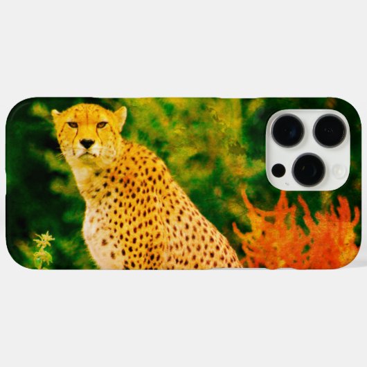Jachtluipaard Case-Mate iPhone Case (Achterkant (horizontaal))