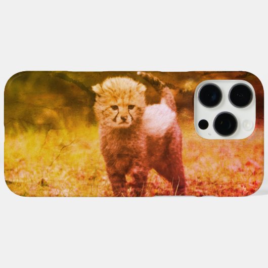 Jachtluipaard Case-Mate iPhone Case (Achterkant (horizontaal))