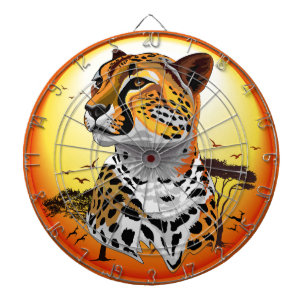 jachtluipaard dartbord