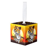 jachtluipaard decoratie (Voorkant hoekig)