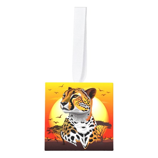 jachtluipaard decoratie (Voorkant)