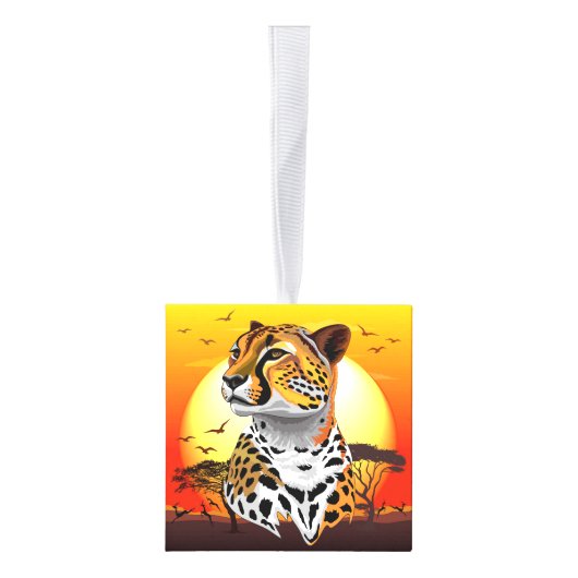 jachtluipaard decoratie (Rechts)