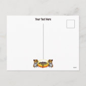 jachtluipaard feestdagenkaart (Achterkant)