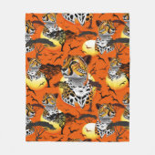 jachtluipaard fleece deken (Voorkant)