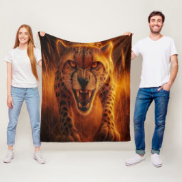 Jachtluipaard Fleece Deken