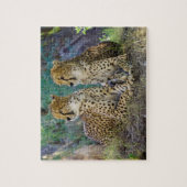 jachtluipaard Grote Katachtigen. Legpuzzel (Verticaal)