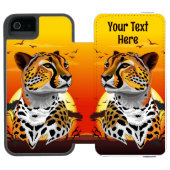 jachtluipaard incipio iPhone portemonnee hoesje (Agenda Open)
