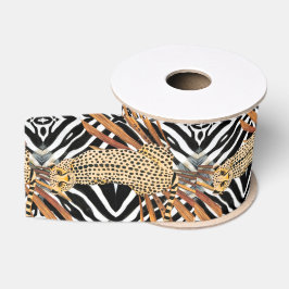 Jachtluipaard Inpakpapier Grosgrain Lint