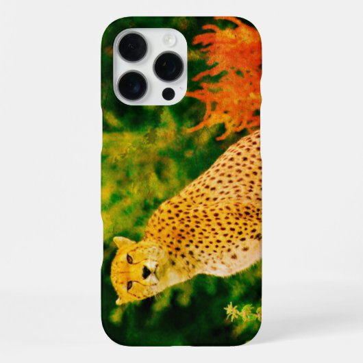 Jachtluipaard iPhone Hoesje (Achterkant)