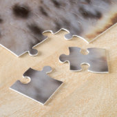 Jachtluipaard kijkt weg legpuzzel (Zijkant)