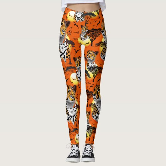 jachtluipaard leggings (Voorkant)