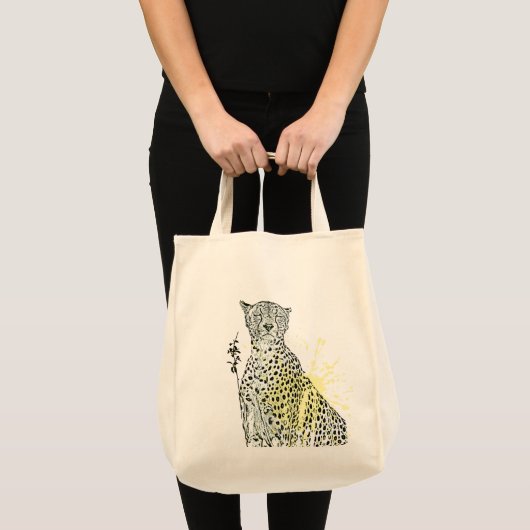 Jachtluipaard Liefde Tote Bag (Voorkant (product))