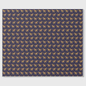 Jachtluipaard, luipaard cadeaupapier (Vlak)