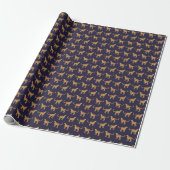 Jachtluipaard, luipaard cadeaupapier (Uitgerold)