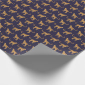 Jachtluipaard, luipaard cadeaupapier (Hoek)