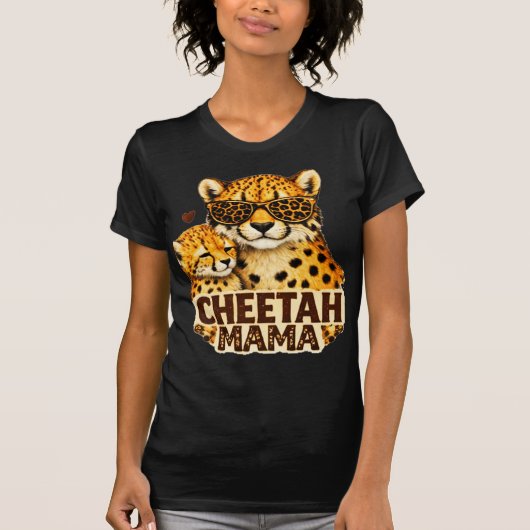 Jachtluipaard Moeder T-shirt (Voorkant)
