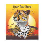 jachtluipaard notitieblok (Voorkant)