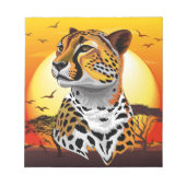 jachtluipaard notitieblok (Voorkant)