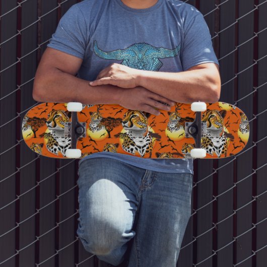 jachtluipaard persoonlijk skateboard (Buiten 3)
