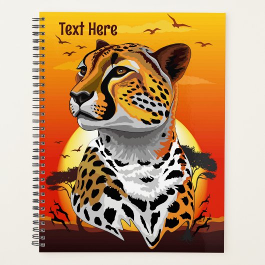 jachtluipaard planner (Voorkant)