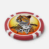 jachtluipaard poker chips (Enkel)