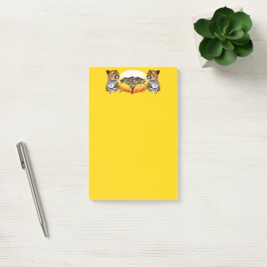 jachtluipaard post-it® notes (Kantoor)