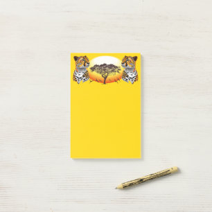 jachtluipaard post-it® notes