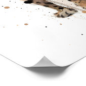 Jachtluipaard Poster (Hoek)